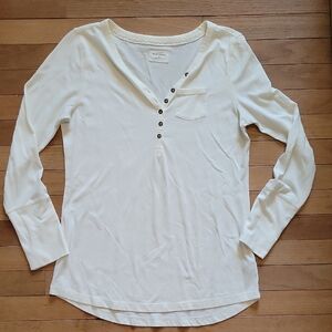 Women's Beige Long Sleeve Top